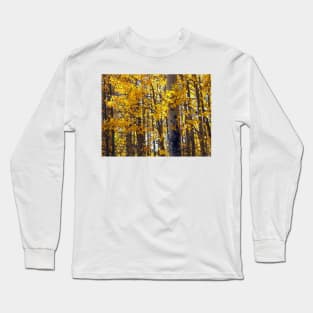 Colorado Aspen Trees in Fall Long Sleeve T-Shirt